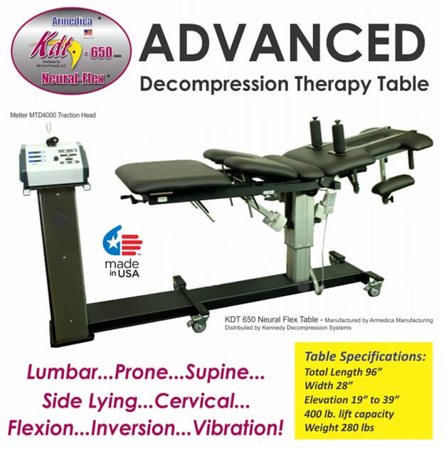 Advanced Decompression Therapy Table Specifications